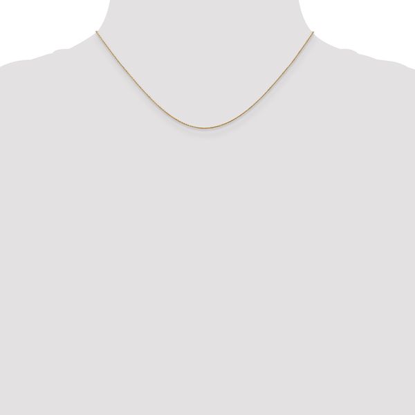 Leslie's 14K .8mm Round Cable Chain - Image 4