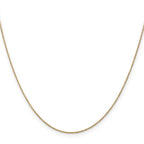 Leslie's 14K .8mm Round Cable Chain - Image 2