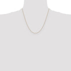 Leslie's 14K .8mm Round Cable Chain - Image 4