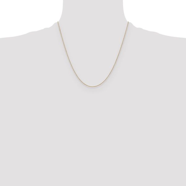 Leslie's 14K .8mm Round Cable Chain - Image 4