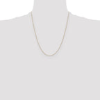 Leslie's 14K .8mm Round Cable Chain - Image 4