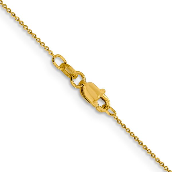 Leslie's 14K .8mm Round Cable Chain - Image 3