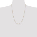 Leslie's 14K .8mm Round Cable Chain - Image 4