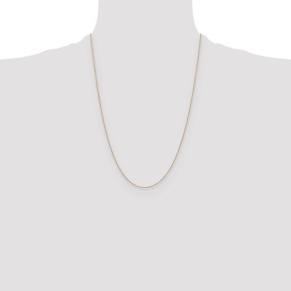 Leslie's 14K .8mm Round Cable Chain - Image 4