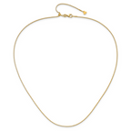 Leslie's 14K Adjustable .9mm Box Chain - Image 4
