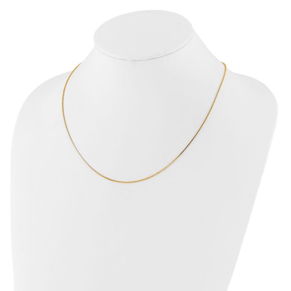 Leslie's 14K Adjustable .9mm Box Chain - Image 3