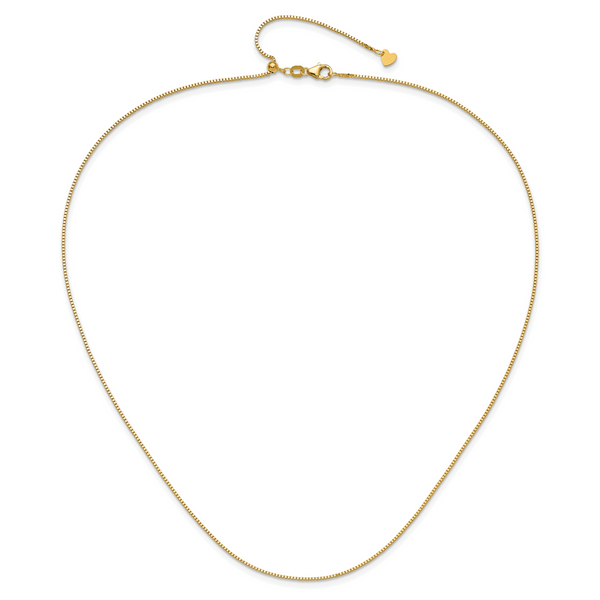 Leslie's 14K Adjustable .9mm Box Chain - Image 4