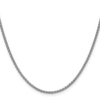 Leslie's 14K White Gold 2.1mm Spiga Chain - Image 2