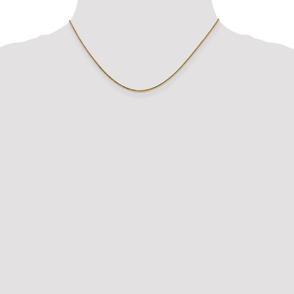 Leslie's 14K .8mm D/C Quadra Wheat Chain - Image 4