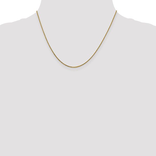 Leslie's 14K .8mm D/C Quadra Wheat Chain - Image 4