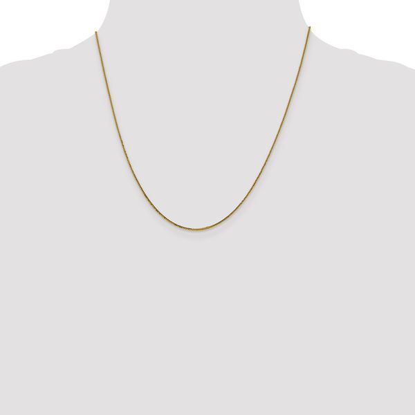 Leslie's 14K .8mm D/C Quadra Wheat Chain - Image 4
