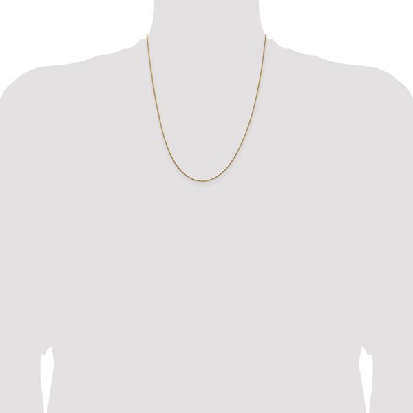 Leslie's 14K .8mm D/C Quadra Wheat Chain - Image 4