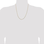 Leslie's 14K .8mm D/C Quadra Wheat Chain - Image 4