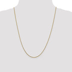 Leslie's 14K .8mm D/C Quadra Wheat Chain - Image 4