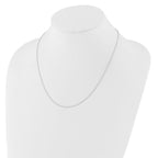 Leslie's 14K White Gold Adjustable 1mm Wheat Chain - Image 3