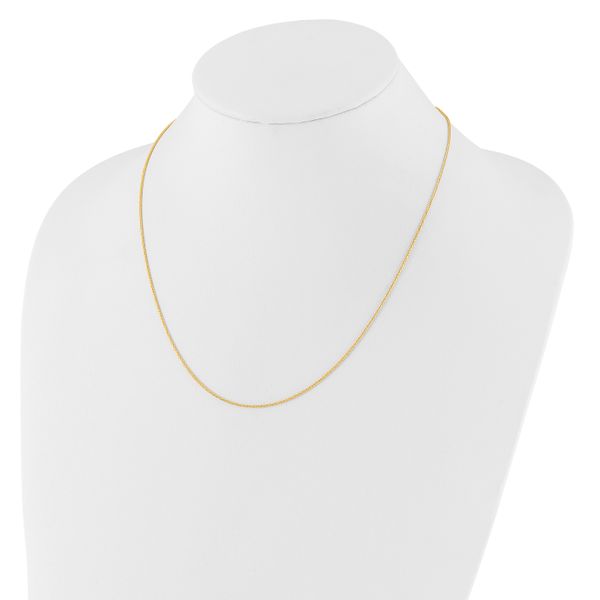Leslie's 14K Adjustable 1mm Wheat Chain - Image 3