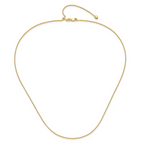 Leslie's 14K Adjustable 1mm Wheat Chain - Image 4