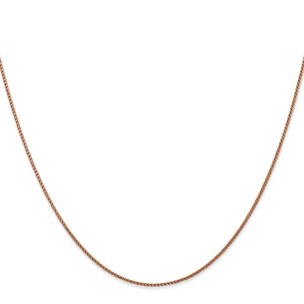 Leslie's 14K Rose Gold 1.0mm Spiga Chain - Image 2