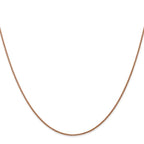 Leslie's 14K Rose Gold 1.0mm Spiga Chain - Image 2