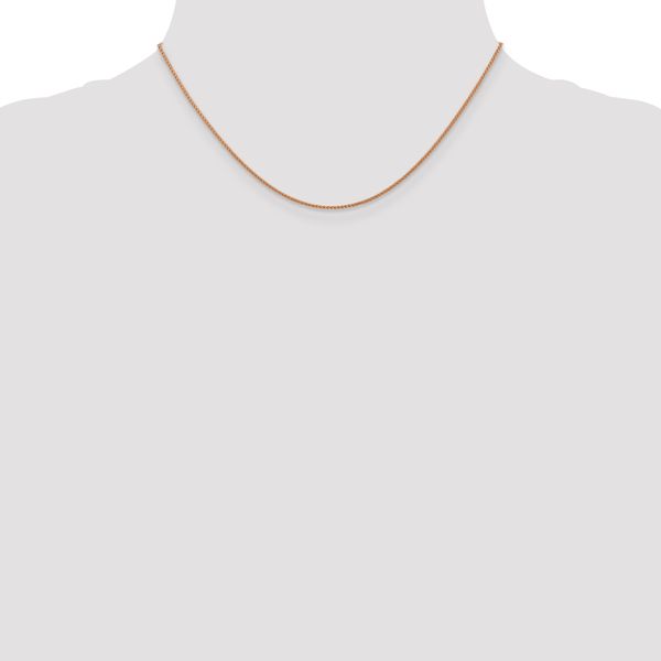 Leslie's 14K Rose Gold 1.0mm Spiga Chain - Image 4
