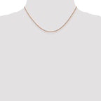 Leslie's 14K Rose Gold 1.0mm Spiga Chain - Image 4