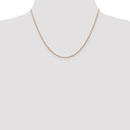 Leslie's 14K Rose Gold 1.0mm Spiga Chain - Image 4