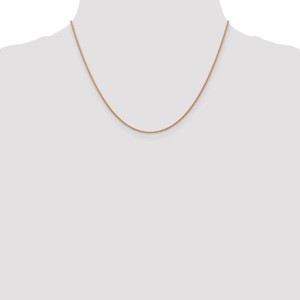 Leslie's 14K Rose Gold 1.0mm Spiga Chain - Image 4
