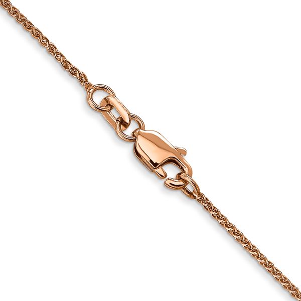 Leslie's 14K Rose Gold 1.0mm Spiga Chain - Image 3
