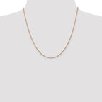 Leslie's 14K Rose Gold 1.0mm Spiga Chain - Image 4