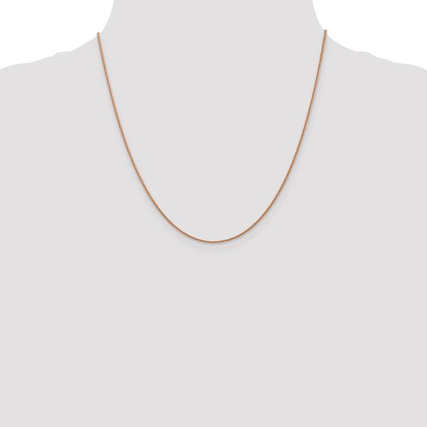 Leslie's 14K Rose Gold 1.0mm Spiga Chain - Image 4
