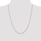 Leslie's 14K Rose Gold 1.0mm Spiga Chain - Image 4