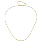 Leslie's 14K Adjustable 1mm Box Chain - Image 4