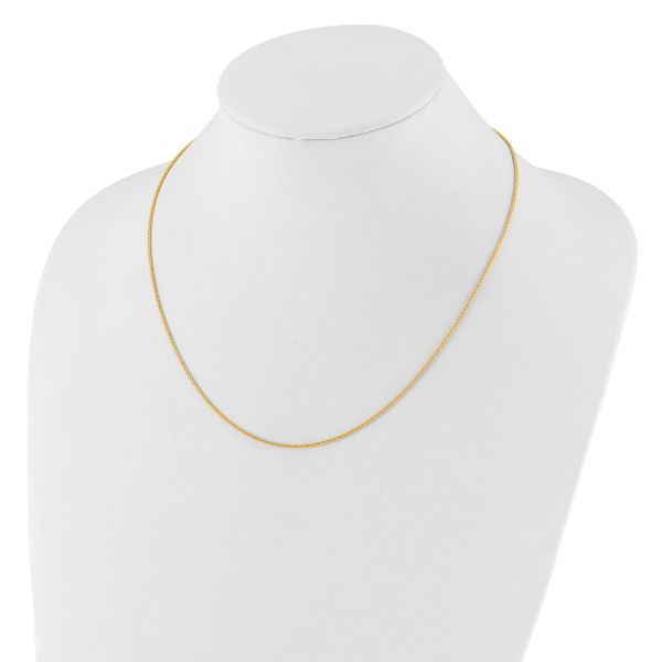 Leslie's 14K Adjustable 1.4mm Wheat Chain - Image 3