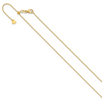 Leslie's 14K Adjustable 1.2mm Flat Cable Chain - Image 2