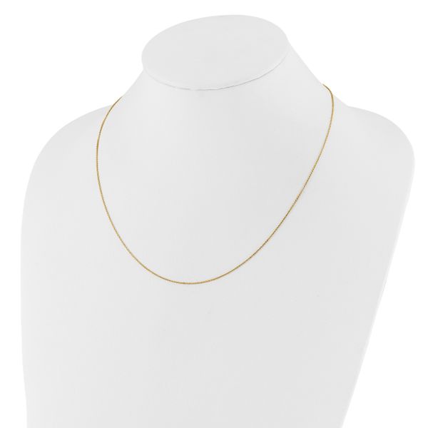 Leslie's 14K Adjustable 1.2mm Flat Cable Chain - Image 3