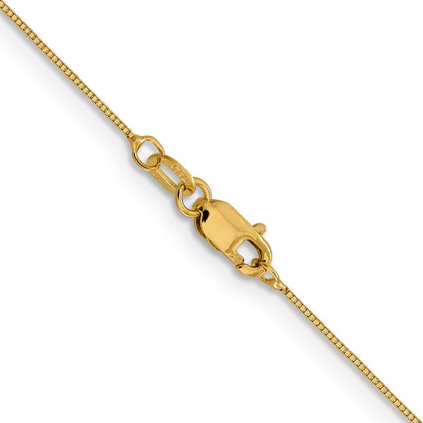 Leslie's 14K .5mm Baby Box with Lobster Clasp Chain - Image 3