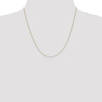 Leslie's 14K .5mm Baby Box with Lobster Clasp Chain - Image 4