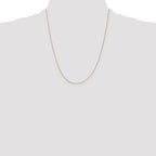 Leslie's 14K .5mm Baby Box with Lobster Clasp Chain - Image 4