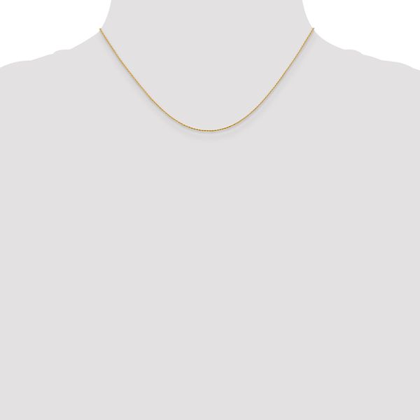 Leslie's 14K .8mm D/C Wheat Chain - Image 4
