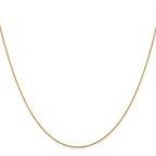 Leslie's 14K .8mm D/C Wheat Chain - Image 2
