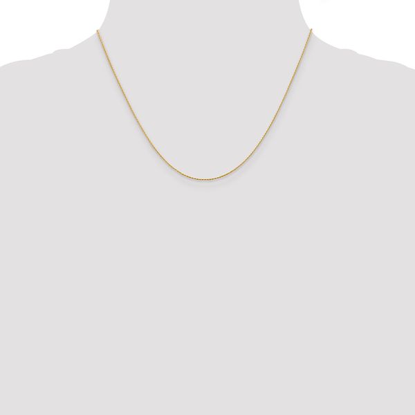 Leslie's 14K .8mm D/C Wheat Chain - Image 4