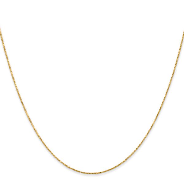 Leslie's 14K .8mm D/C Wheat Chain - Image 2