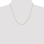 Leslie's 14K .8mm D/C Wheat Chain - Image 4