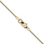 Leslie's 14K .8mm D/C Wheat Chain - Image 3