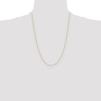 Leslie's 14K .8mm D/C Wheat Chain - Image 4