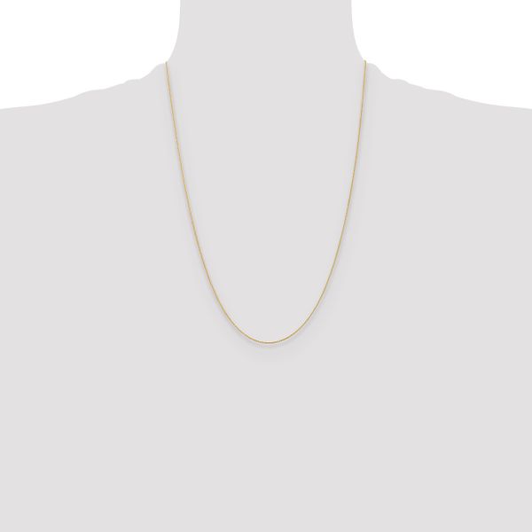 Leslie's 14K .8mm D/C Wheat Chain - Image 4