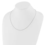Leslie's 14K White Gold Adjustable 1.2mm D/C Rope Chain - Image 3