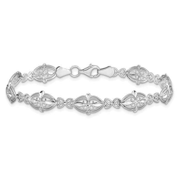 Leslie's 14K White Gold Bracelet - Image 3