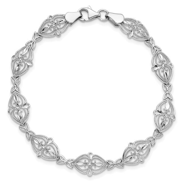 Leslie's 14K White Gold Bracelet - Image 4