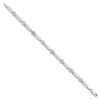 Leslie's 14K White Gold D/C Bracelet - Image 2